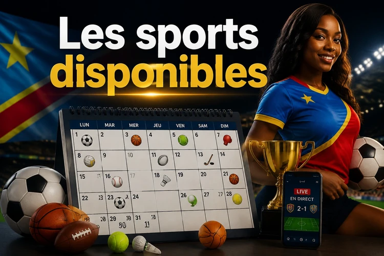 Les sports disponibles