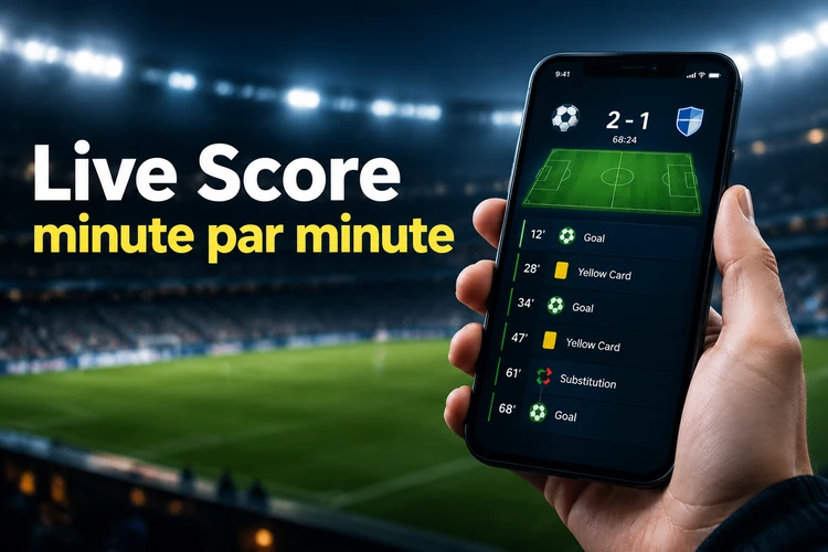 Live Score minute par minute