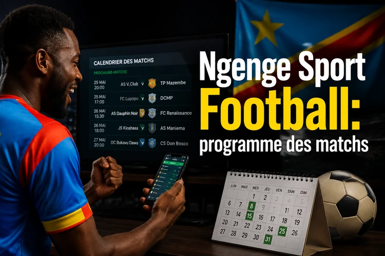 Ngenge Sport Football : programme des matchs et calendrier des compétitions