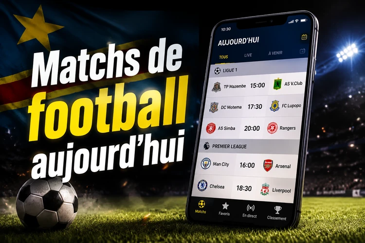 Matchs de football aujourd'hui
